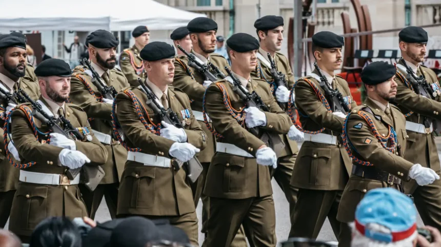 Luxembourg military parade